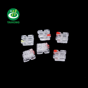 Yahong ortho CE Dentale Trasparente Bretelle Prodotti Medicali Ortodonzia Staffe di Ceramica - Product Image 5