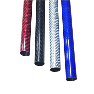 <span class=keywords><strong>Tube</strong></span> en fibre de carbone coloré 3K - Product Image 2