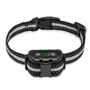 Venta al por mayor de fábrica <span class=keywords><strong>Collar</strong></span> antiladridos impermeable para perros <span class=keywords><strong>Collar</strong></span> de choque de control de ladridos recargable para perros de todas las razas - Product Image 1