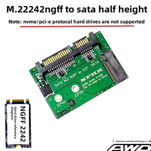 Harici M.2 NGFF - SATA3 Adaptör Kartı Alüminyum Alaşımlı SSD Katı Hal Sürücüsü Adaptörü Masaüstü USB Sabit Disk Kutusu Aksesuarları - Product Image 2