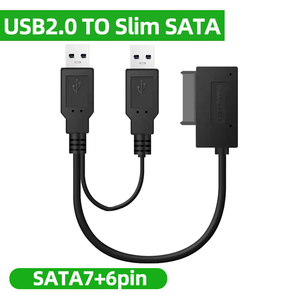USB à SATA 13pin avec la puissance