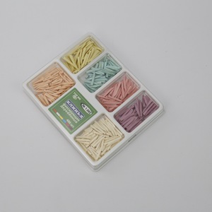 Cuñas Interdentales Dentales LK-801A de Madera para Rellenos, Uso Odontológico, 400 Unidades, Colores Surtidos - Product Image 1
