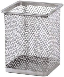 Metal Mesh Pen Holder Pencil Cup Holder Pen Organizer Desk Organizer Customized Logo Welding Powder Coating <b>Office</b> School Home - Product Image 1