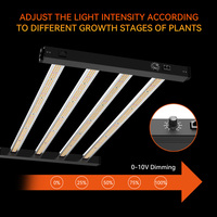 Lampe de culture LED Tritile 520W 4 barres à spectre complet et distribution lumineuse uniforme à 120 degrés pour l'agriculture verticale intérieure