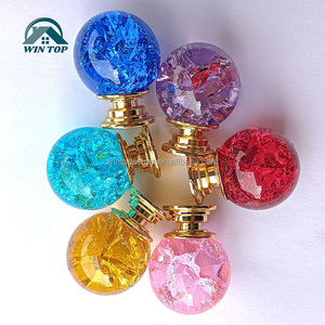 Win Top Colorful Cabinet <strong>Knobs</strong> Round Glass Bubbles <strong>Knobs</strong> Smooth Drawer Pulls Handle <strong>for</strong> Home Cabinet Drawer <strong>Dresser</strong> - Product Image 6