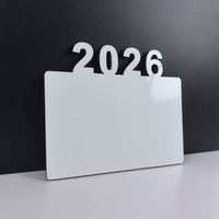 Plaque photo de diplôme 2026 tendance en MDF pour sublimation, cadres photo vierges en bois pour la décoration intérieure