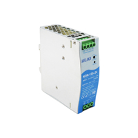 Fuente de Alimentación Conmutada AC-DC de 24V para Montaje en Riel DIN, NDR-120-24, 24V 5A 10A 100-240VAC SMPS para Monitores de Voltaje Automáticos Industriales