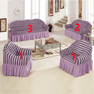 Housse de canapé en tissu 7 places de luxe léger, ensemble complet antidérapant avec jupe <span class=keywords><strong>à</strong></span> bulles 3211, universelle quatre <span class=keywords><strong>saisons</strong></span> - Product Image 2