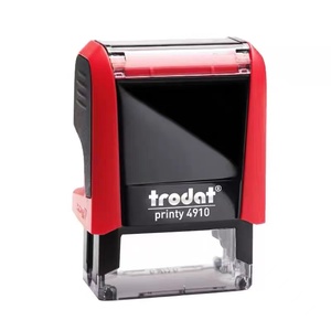 good quality trodat 4910 /4911/4912 self-inking stamps office rubber automatic stamp