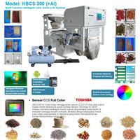 Trieuse optique intelligente à convoyeur à bande AI 500-4000 kg/h pour grains de café, cerises, amandes, olives, ail et plastiques