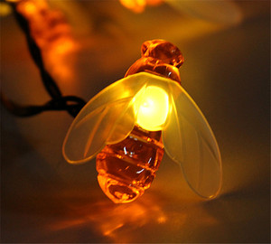 À Énergie solaire Blanc Chaud D'abeille Guirlande Lumineuse pour Cour Jardin Extérieur Jardin Paysage Décor - Product Image 6