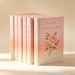 Libro con Copertina Rigida 'La Dama delle Camellie' Personalizzato OEM, Vendita all'Ingrosso di Romanzi Classici - Product Image 1