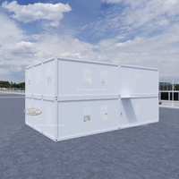 Fournisseur de maisons mobiles, maison préfabriquée, Porto Rico, maison modulaire portable de 20 pieds, petite maison conteneur détachable aux Philippines, structure en acier