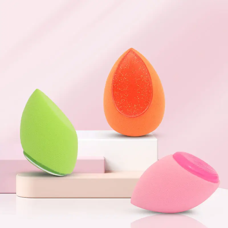Silicone blender puff makeup spugna in silicone spugna in silicone spugna per trucco di bellezza eco friendly