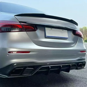 Modificación de Automóviles W213 2016-2023, Actualización E63 AMG, Tubo de Escape Trasero de Fibra de Carbono Húmeda, Apto para Mercedes Benz Serie E - Product Image 3