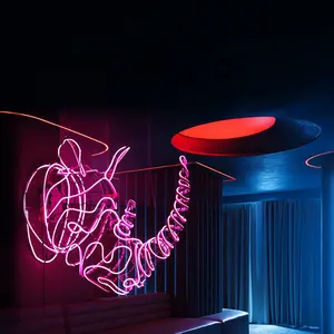 스테인레스 스틸 짠 예술 동물 머리 조각 호텔 바 빛 호랑이 코끼리 사슴 벽걸이 장식 벽 장식