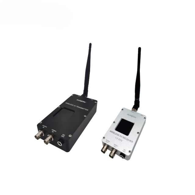 Powerful 10 Watt RF Wireless Video & Audio Transmitter & Receiver for FM Radio Broadcasting Equipment