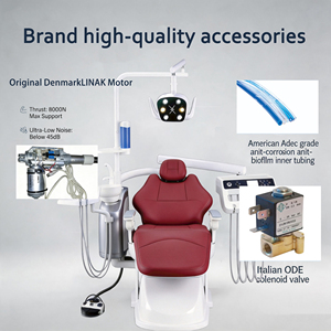 Fauteuil <span class=keywords><strong>dentaire</strong></span> avec 9 positions mémoire, homologué CE, usine de Foshan, livraison rapide en 7-10 jours et solution <span class=keywords><strong>dentaire</strong></span> complète - Product Image 2