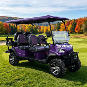 Golf Club Car Electric Golf Cart with 100AH Lead-acid Battery 6 Seater 35km/h Speed & 70-90km Range CE Certified - Product Image 1
