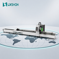 LX62TE LXSHOW Machine de découpe laser CNC haute précision pour tubes en fibre optique, pour métal, acier au carbone, acier inoxydable, tuyaux en fer