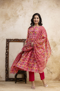 Kurta en coton cambre pour femme, col rond, fente en V, douce, respirante, tenue décontractée ethnique, élégante pour le quotidien, mode féminine - Product Image 4