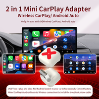 Penjualan langsung pabrikan kotak Dongle Usb a En Usb c Carplay nirkabel mobil Android 2-in-1 berkabel penjual terbaik untuk Mg5 apple