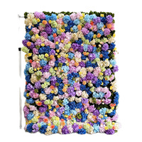 Großhandel Grenzüberschreitende Dreidimensionale Handgefertigte Seidenrosen Realistische Moderne Blumenwand-Dekoration für Fotografie Künstliche Blumen