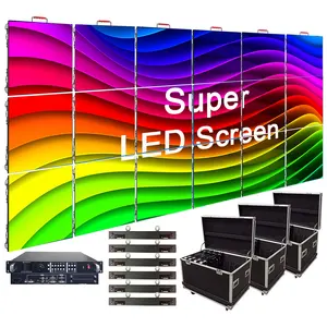 ผนังวิดีโอ P2.6 P2.9 P3.9 P4.8 จอแสดงผล LED แบบครบวงจรโซลูชั่น LED เหตุการณ์กลางแจ้งแผง LED เวทีในร่มหน้าจอ LED