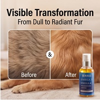 Aceite de Pescado Líquido para el Cuidado de Mascotas con Fórmula Personalizada 50ml-1500ml, Suplemento para el Cuidado de la Piel y las Articulaciones para Perros y Gatos Adultos