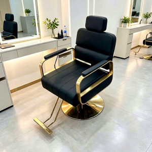 Silla de Barbería Reclinable para Salón de Belleza, Venta al Por Mayor, Equipamiento para Peluquería - Product Image 1