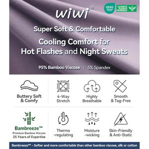 Pantalon de pyjama personnalisé pour femme en viscose de bambou, coupe palazzo à jambe large, ample et confortable, pour le sommeil et la détente, tailles S à XXL - Product Image 4