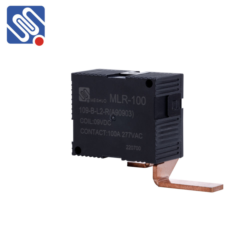 Meishuo MLR 100A Miniature Bistable Polarized Relay High Power 12VDC Remote Control Energy Efficient 24VDC Switch PCB Sealed