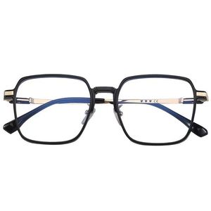 Lunettes anti-lumière bleue multi-styles ultra-légères à monture carrée large pour hommes et femmes, monture de lunettes optiques universelle - Product Image 5