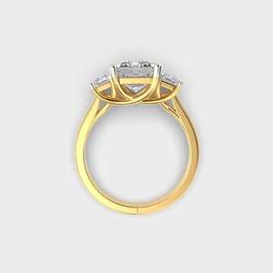 Bague de fiançailles en or rose 14 carats personnalisable avec diamant solitaire certifié IGI, rhodié, meilleure qualité, cadeau de fiançailles disponible à la vente - Product Image 5