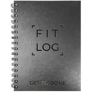 Hot Sale Fitness Journal and Planner for Workout Designed Experts Binding Spiral Exercise Log Book for Men Women