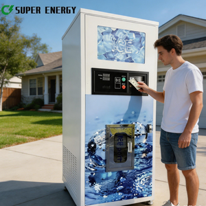 Distributeur automatique de glace d'extérieur avec <span class=keywords><strong>paiement</strong></span> par pièces, billets et QR pour la vente de glace <span class=keywords><strong>en</strong></span> libre-service - Product Image 4