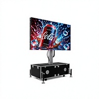 Écran LED mobile Plug and Play 2026 JCT PFC7M-W P3.91 pour événements extérieurs, tout-en-un, avec flight case, mur vidéo LED portable