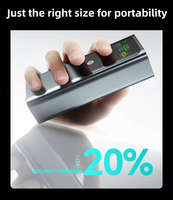 Batterie externe magnétique sans fil à charge rapide 20000mAh 100W avec écran LED numérique portable pour téléphone, ordinateur portable, tablette