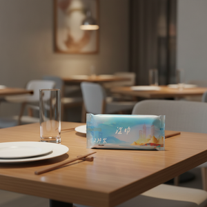 Lingettes pour <span class=keywords><strong>les</strong></span> mains jetables à l'aloe vera en <span class=keywords><strong>deux</strong></span> parties, emballage individuel, logo personnalisé, pour restaurants, 2026 - Product Image 1