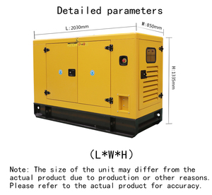 Générateur Silencieux Triphasé 30kW 15kW 20kW 25kW 35kVA à Faible Consommation Sonore pour Usage Domestique - Product Image 5