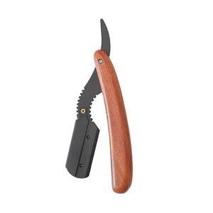 Navaja de Afeitar Profesional para Barbería, con Logotipo Personalizado, de Acero Inoxidable, Diseño Ergonómico, Accesorios para Salón, Proveedor OEM - Product Image 4