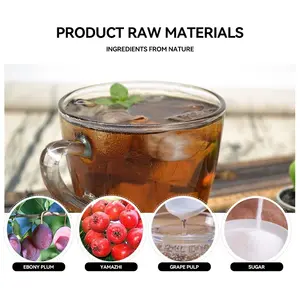 Wholesale 1500g Flavored Foam Tea Syrup Sour Plum Juice Syrup Concentrate