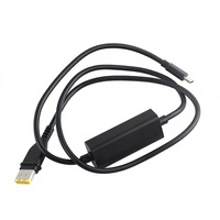 Kabel Daya Tipe-C untuk ResMed AirMini Protokol PD 20V Kabel Pengisian Daya Hitam 100 cm Konektor Daya Respirator