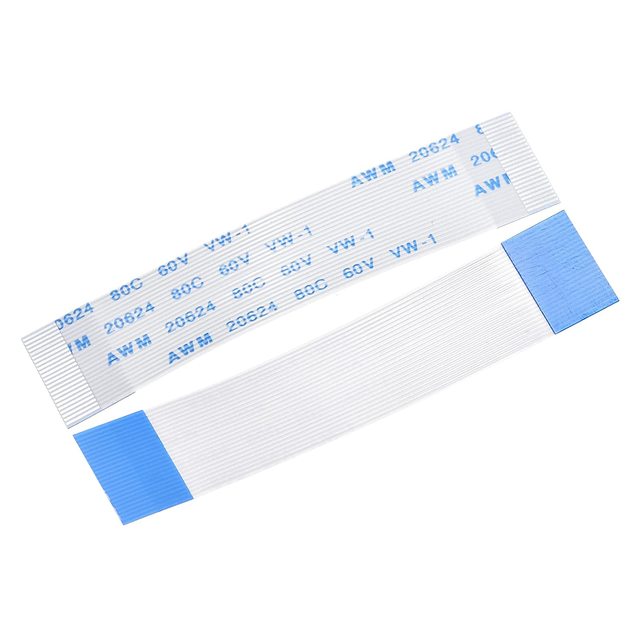 24 Pin 0.5mm Pitch 60mm Long a Type FFC FPC Flat Flexible Cable for LCD 3D Printer Camera DVD TV Laptop Audio Devices