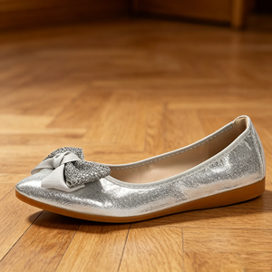 Nueva llegada <span class=keywords><strong>alpargatas</strong></span> elegantes de lujo de negocios cómodo puntiagudo Ballet zapatos casuales mujeres pisos Slip on zapatos para damas - Product Image 1