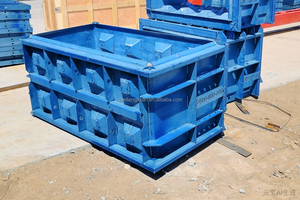 Cetakan Blok Beton Pracetak Model Lego, Cetakan Batu Bata Penahan Tanah Sistem Interlocking untuk Konstruksi - Product Image 4