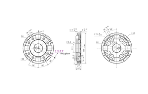 Kunwei Nhà máy cung cấp tùy chỉnh Hợp kim nhôm 86mm 80nm Doanh kỹ thuật số cảm biến mô-men xoắn cho robot - Product Image 4
