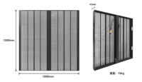Haute luminosité fenêtre en verre transparent flexible led film d'affichage transparent led affichage grille transparent LED écran