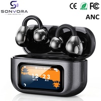 Audífonos XG42 ANC con Cancelación de Ruido, Pantalla Táctil a Todo Color, Auriculares Deportivos con Clip, 6 Modos de Ecualización y Modo de Juego