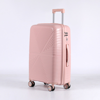 Nouveau Prix Usine Valise de Voyage Luxe Moderne Étanche à 4 Roues Pivotantes en PP de Haute Qualité, Ensemble de 4 Pièces avec Fermeture Éclair pour l'Aéroport